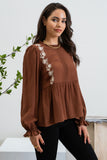 Delaney Floral Embroidered Top