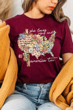 She Loves Jesus And America Too Graphic T Shirts • More Colors