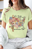 She Loves Jesus And America Too Graphic T Shirts • More Colors