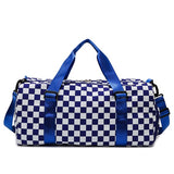 Checker Weekend Travel Luggage Tote Bag Check • More Colors
