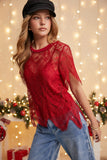 Faerie Lace Top • Red