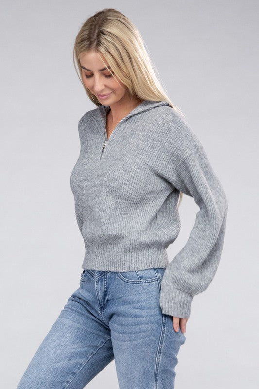 Easy-Wear Half-Zip Pullover • More Colors