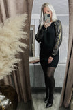Glam Sequin Sweater Dress/Tunic