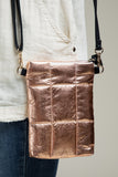 Insulated Metallic Bubble Crossbody Bag • More Colors