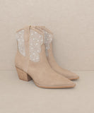 Cannes - Pearl Studded Western Boots • More Colors