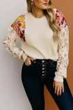 Brigette Floral/Lace Sweater