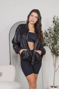 Ronyn Vegan Leather Jacket