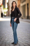 City Sleek Notch Open Blazer • More Colors