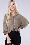 Washed Double Gauze Button Down Shirt • More Colors