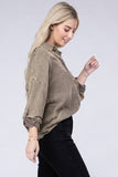 Washed Double Gauze Button Down Shirt • More Colors