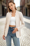 City Sleek Notch Open Blazer • More Colors