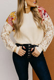 Brigette Floral/Lace Sweater