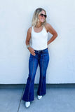 Stella Mid-Rise Flare Denim