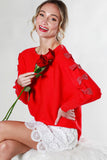 Embellished Bow Sweater • More Colors