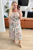 Into the Night Dolman Sleeve Floral Dress
