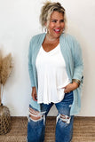 Reese Ribbed Cardigan • More Colors