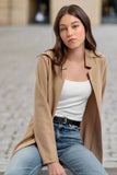 City Sleek Notch Open Blazer • More Colors
