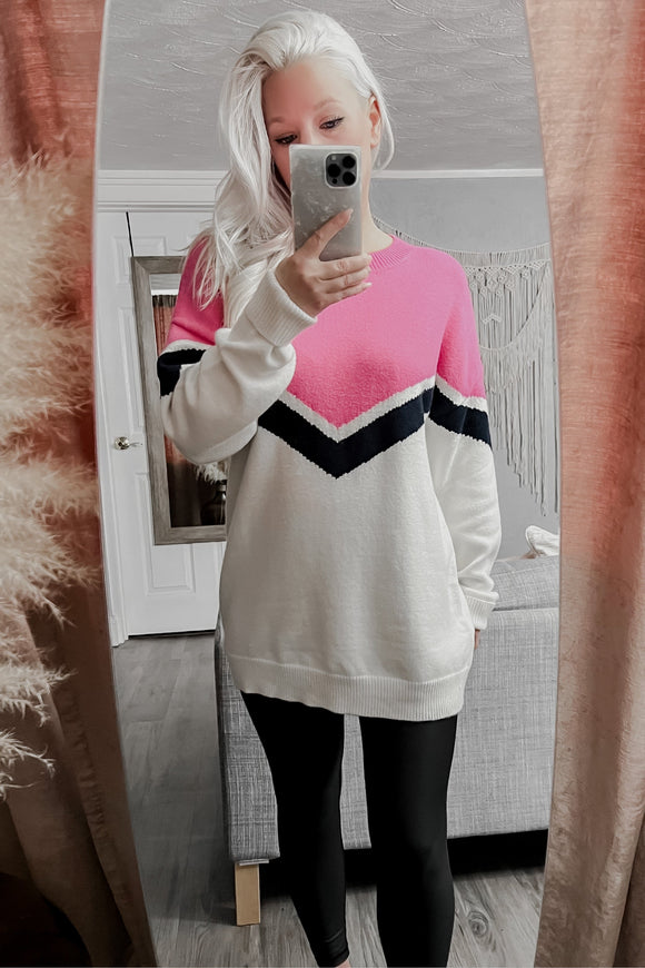 Chevron Pullover Sweater