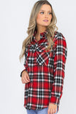 BOYFRIEND Fit Checker Plaid Flannel Long Sleeve • More Colors