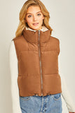 Woven Solid Reversible Vest • More Colors