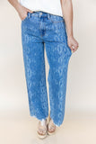 Judy Blue High Rise Ankle Wide Leg Jeans