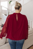 Lace on My Sleeves Blouse
