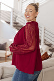 Lace on My Sleeves Blouse