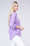 Washed Double Gauze Button Down Shirt • More Colors