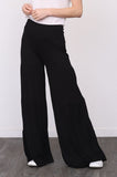Solid Tiered Wide Leg Pants/S-3X • More Colors