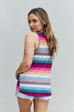 Love Me For Me Multicolored Striped Top