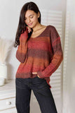 Gradient V-Neck Sweater