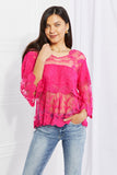 Davi & Dani Lace Oasis Top