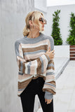 Round Neck Dropped Shoulder Sweater