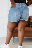 Judy Blue Penny High-Waisted Distressed Shorts