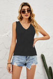 Openwork V-Neck Knit Top • More Colors