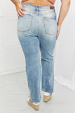 Judy Blue Natalie Distressed Straight Leg Jeans
