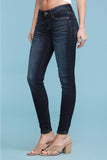 Dark Wash Mid Rise Denim