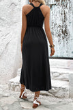Surplice Neck Slit Sleeveless Dress • More Colors