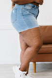 Judy Blue Penny High-Waisted Distressed Shorts