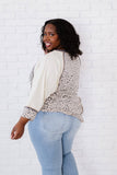Bestie Leopard Baseball Tee