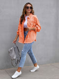 Relaxed Fit Distressed Denim Jacket • More Colors