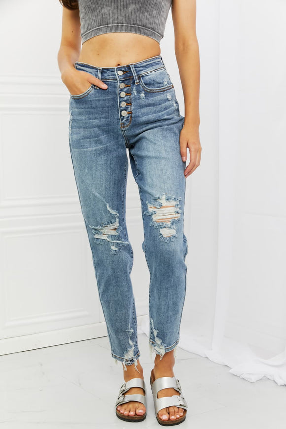 Judy Blue Maddison Boyfriend Jeans