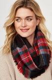 Plaid Infinity Scarf