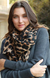 Leopard Print Blanket Scarf
