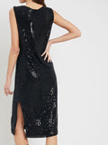 Sequin Midi Dress