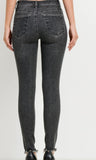 Touch of Gray Distressed Denim