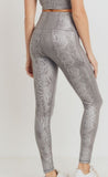 Silver Snake Leggings