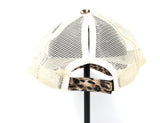 C.C High Pony/Messy Bun Ball Cap - Leopard