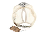 C.C High Pony/Messy Bun Ball Cap - Black/White Snake