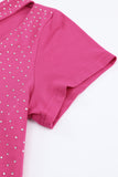 Crisscross Short Sleeve Top